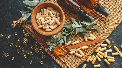 Folleto de vitamina y mineral de compresión directa