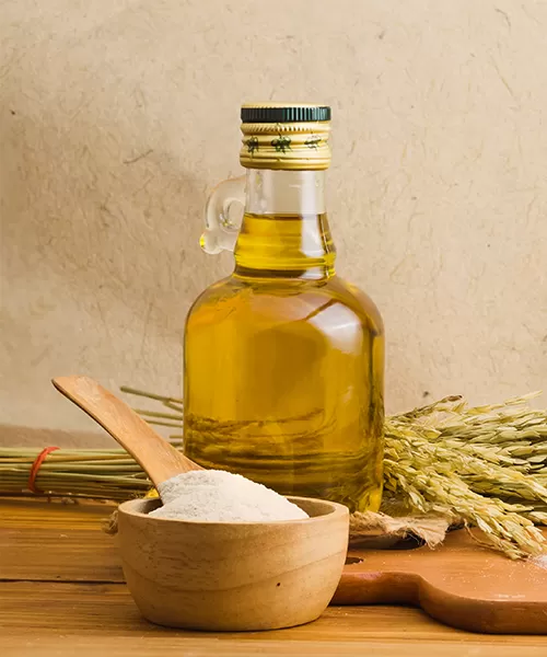 Arroz fortificado, harina, aceites